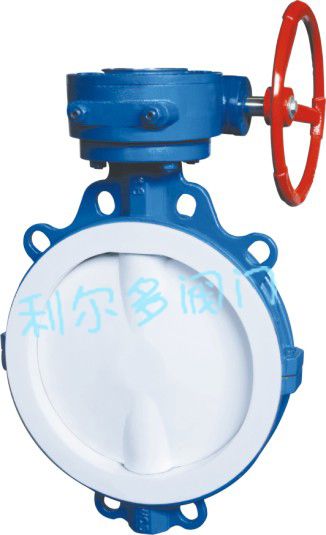  Clamp type fluorine lined butterfly valveD371F46-16C